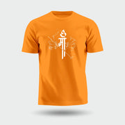 Maa Design | Round Neck Unisex T-Shirt | Pure Cotton Luv My India Fashion | Navratri Spiritual T-Shirt