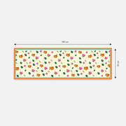 National Symbols Stole | Luv My India Satin Silk Stole | Digital Print 160x50 CM Patriotic Stole