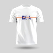 India | Round Neck Unisex T-Shirt | Pure Cotton Luv My India Fashion | Tiranga / Tricolour Patriotic T-Shirt
