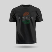 Mera India Meri Identity | Round Neck Unisex T-Shirt | Pure Cotton Luv My India Fashion | Tiranga / Tricolour Patriotic T-Shirt