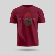 Mera India Meri Identity | Round Neck Unisex T-Shirt | Pure Cotton Luv My India Fashion | Tiranga / Tricolour Patriotic T-Shirt