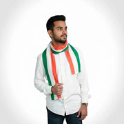 Tiranga / Tricolour Themed Stole | Luv My India Tie Dye Stole For Men And Women | Patriotic Stole