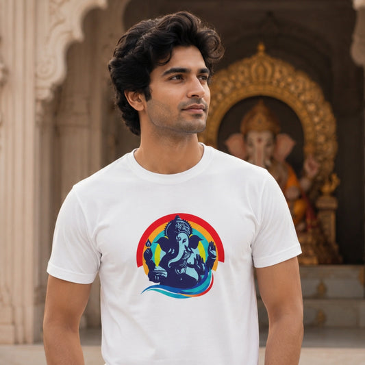 Your Name Ganpati Unisex T-Shirt | Customisable