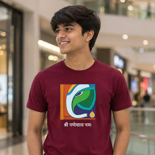 Your Name Shree Ganesh Unisex T-Shirt | Customisable