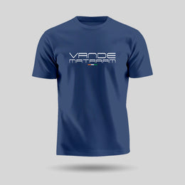 Tricolour Vande Mataram | Round Neck Unisex T-Shirt | Pure Cotton Luv My India Fashion | Patriotic T-Shirt