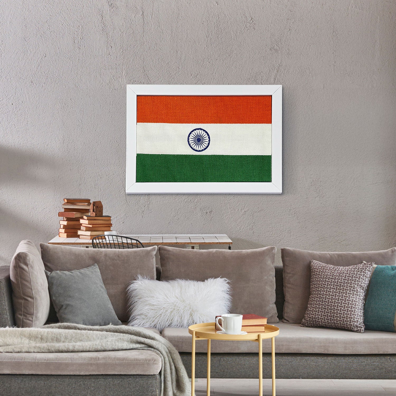 Indian Flag Frame For Wall
