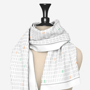 Bharat Design Scarf | Luv My India Bemberg Silk Scarf | Digital Print 150x45 CM Patriotic Scarf