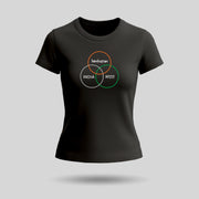 Hindustan, India, Bharat | Round Neck Women’s T-Shirt | Pure Cotton Luv My India Fashion | Patriotic T-Shirt