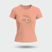 Hindustan, India, Bharat | Round Neck Women’s T-Shirt | Pure Cotton Luv My India Fashion | Patriotic T-Shirt