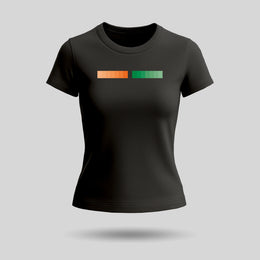 Tiranga | Round Neck Women’s T-Shirt | Pure Cotton Luv My India Fashion | Patriotic T-Shirt