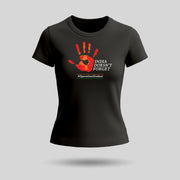 India Doesn't Forget Design | Round Neck Women’s T-Shirt | Pure Cotton Luv My India Fashion | Operation Sindoor Patriotic T-Shirt