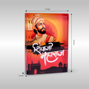 Shivaji Maharaj Paperweight | Luv My India Acrylic 2.5x3.5 Inch Patriotic Paperweight